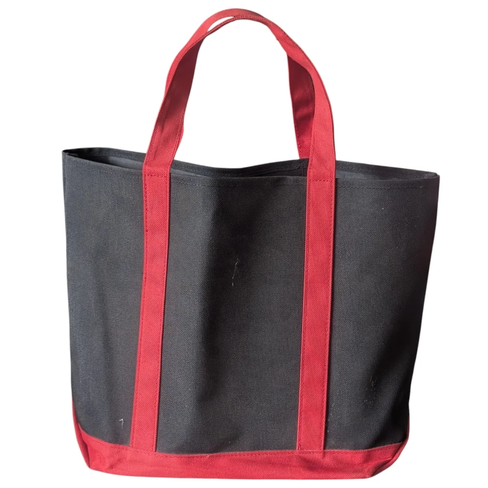 Corvette Canvas Red & Black Tote - Picture 2 of 6